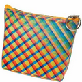3D Lenticular Purse with Key Ring (Plaid)